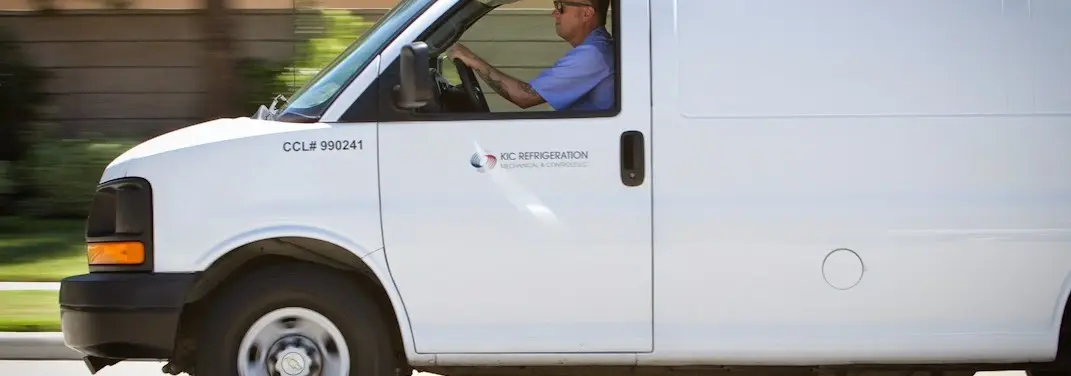 KIC Refrigeration service vehicle serving Lebanon area